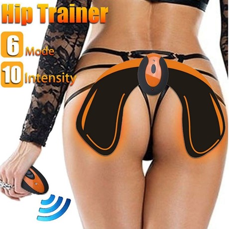 ORIGINAL EMS HIP TRAINER + 3 FREE GEL PADS + REMOTE CONTROL